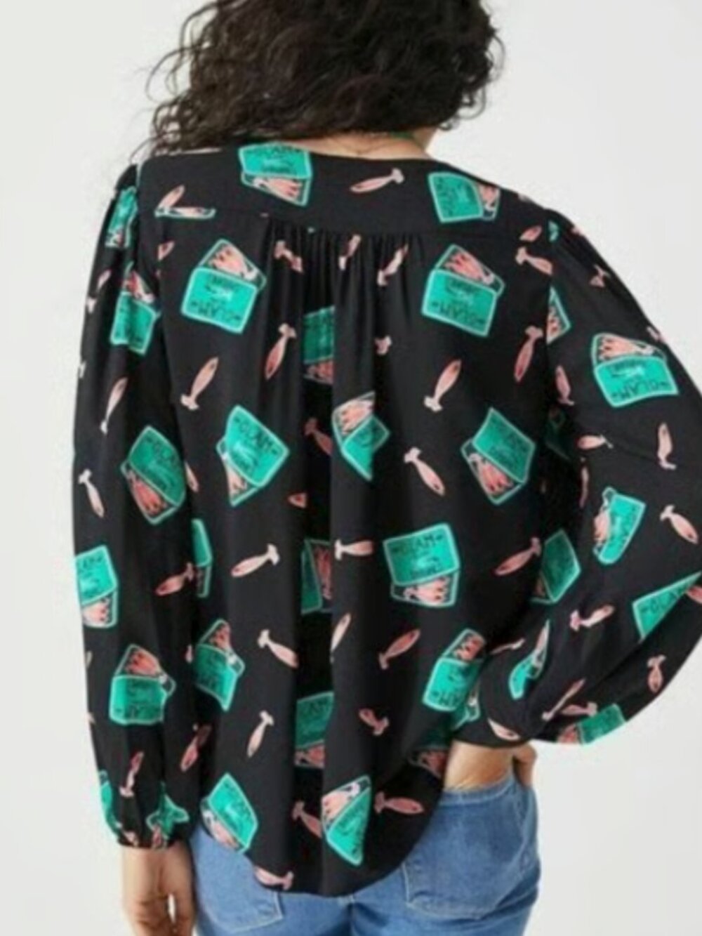 Anthropologie x Kendra Dandy Dreamer Buttondown; Size 16 - Picture 3 of 5